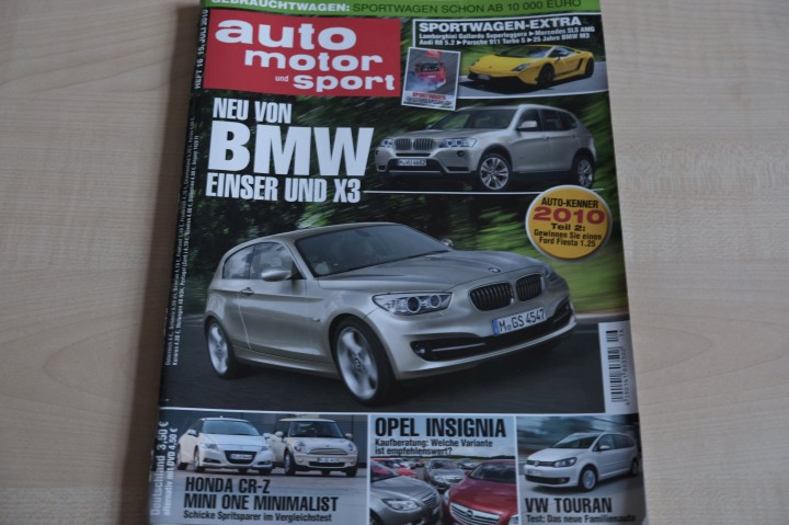 Deckblatt Auto Motor und Sport (16/2010)